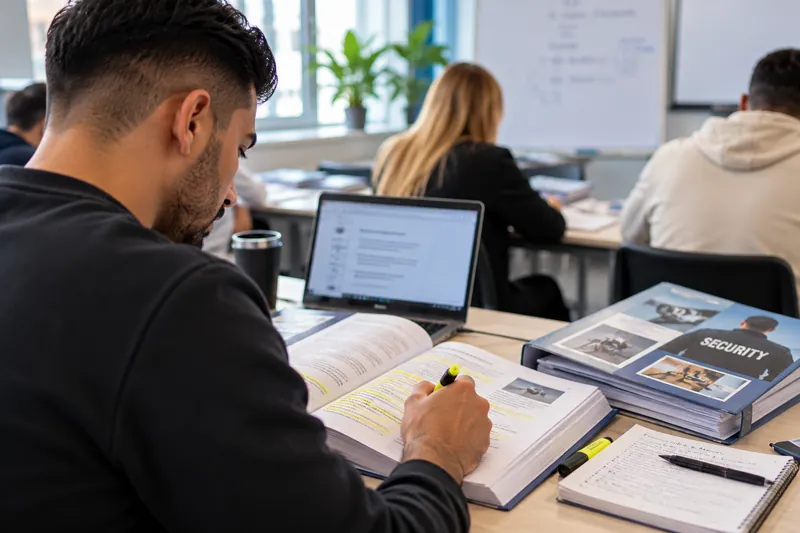 Prüfungsvorbereitung im Klassenraum