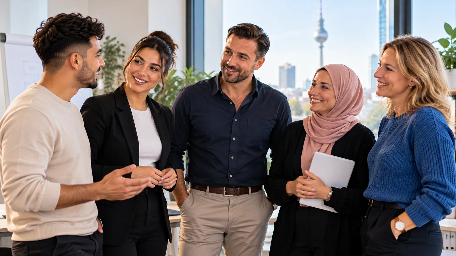 Team von BK Jobcoaching im Büro